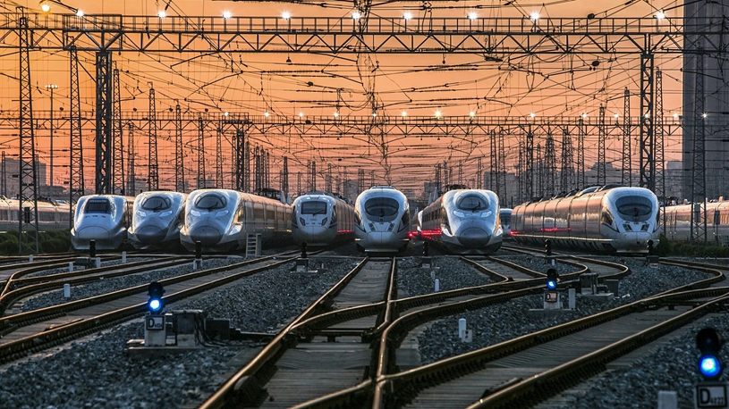 High-speed trains across China getting ready for upcoming Spring Festival travel rush
