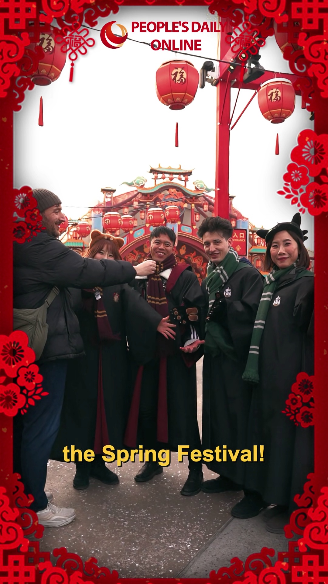 'Hogwarts' also joins the Chinese New Year celebration