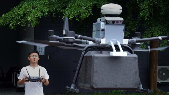 China's tech hub Shenzhen operates over 300 low-altitude logistics routes