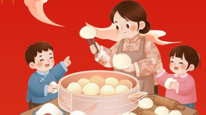 Traditional folk customs of Spring Festival: steam buns