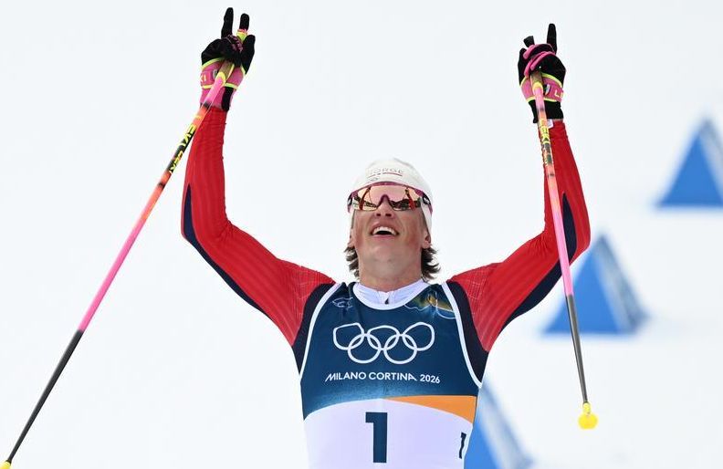 Klaebo wins historic sixth gold, China claims aerials bronze on penultimate day of Milan-Cortina Games