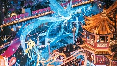 China's Spring Festival lantern fairs blend tradition, technology
