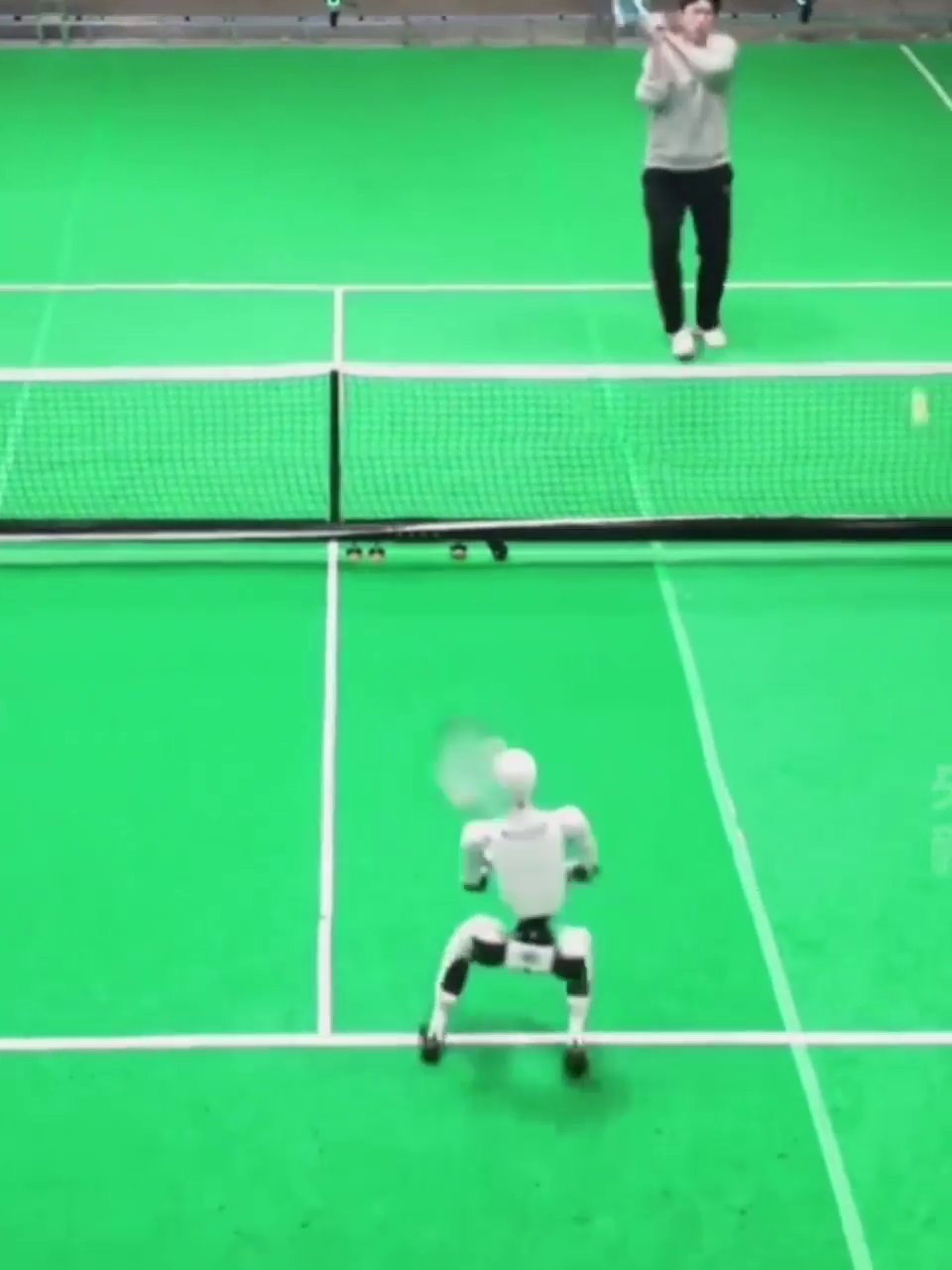 Meet your robot tennis partner