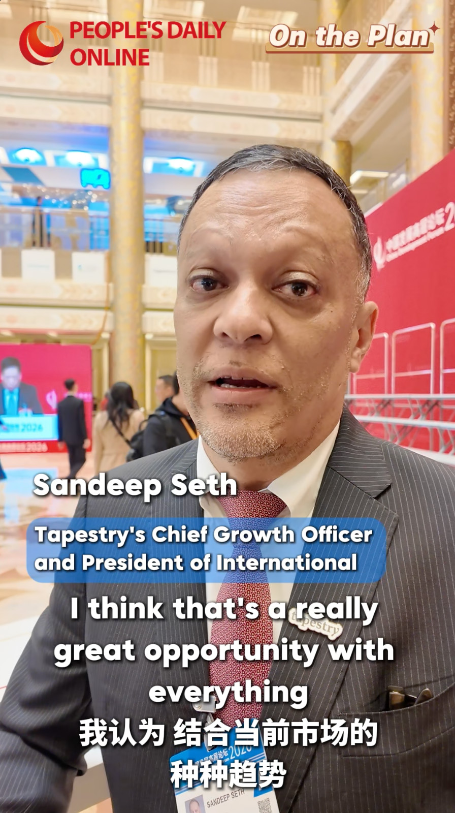 On the Plan | Tapestry's senior executive bullish on China's market potential