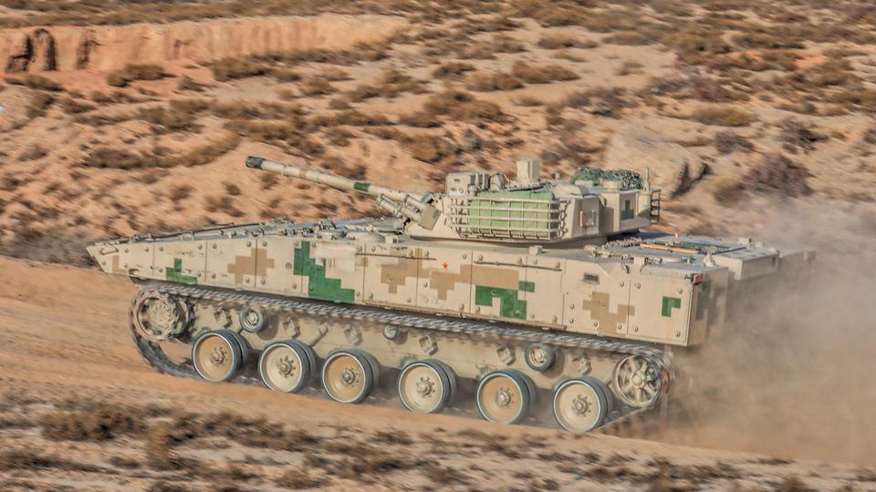 Armored vehicles in maneuver training