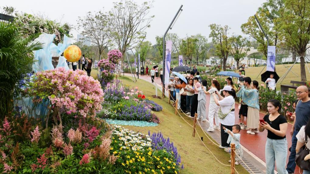 Greater Bay Area flower show kicks off in Shenzhen, China's Guangdong