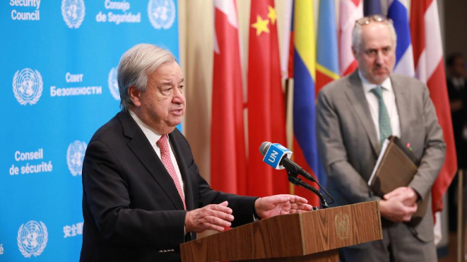UN chief renews call for U.S., Israel to stop war against Iran