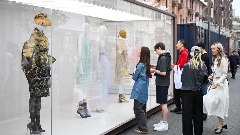 Exhibition of Maison Margiela held during Shanghai Fashion Week