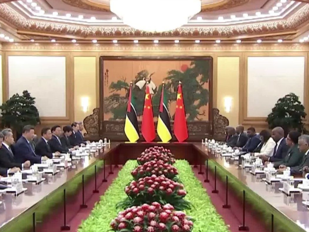 Xi holds talks with Mozambican president