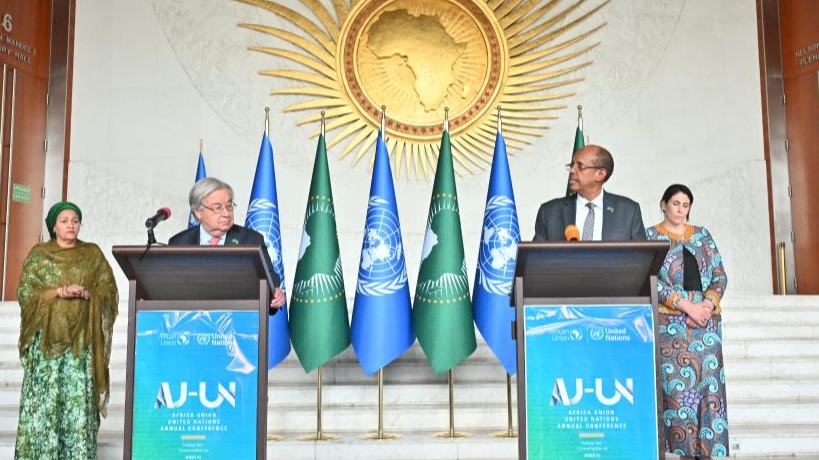 AU, UN leaders denounce external interferences in Africa's security crisis