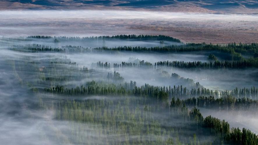 Scenery of Aksay in China's Gansu