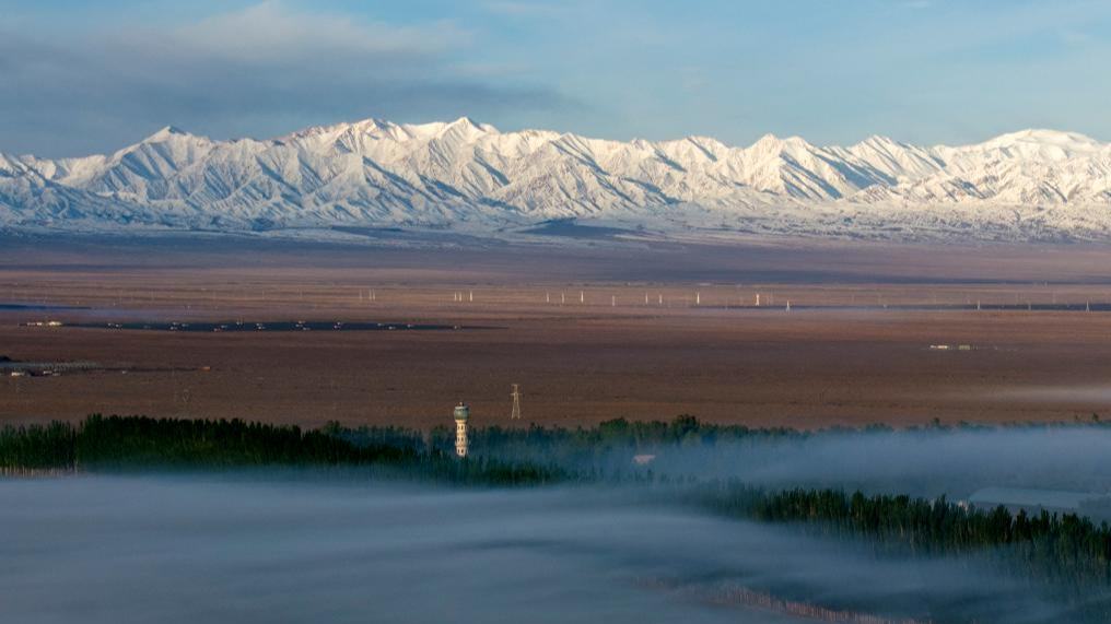 Scenery of Aksay in China's Gansu