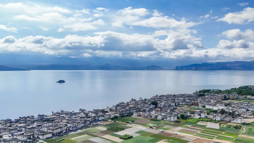 View of Erhai Lake in China's Yunnan