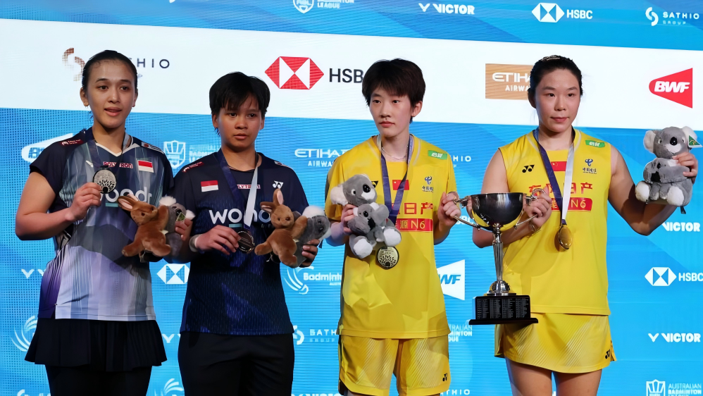 Highlights of women's doubles final match at Australian Badminton Open 2026