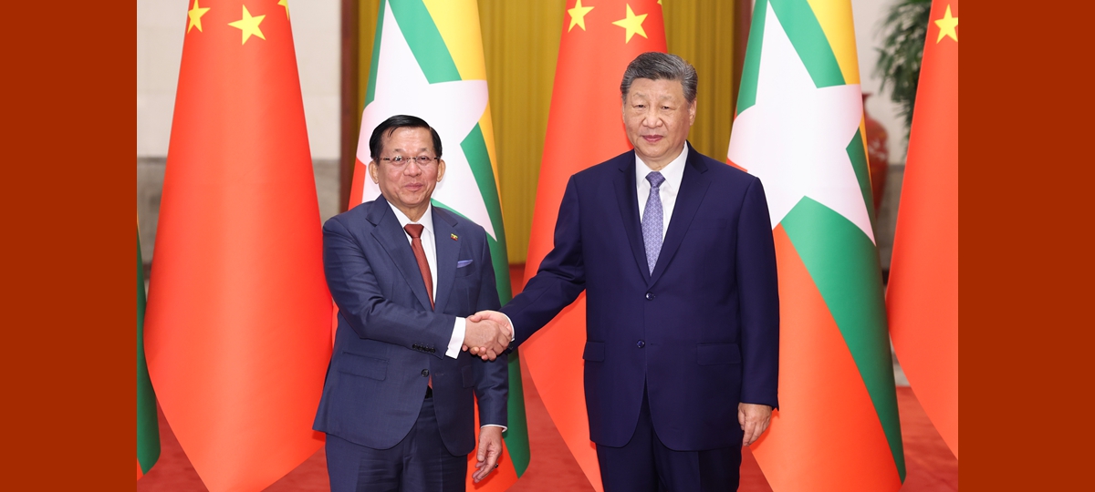 Chinese president holds talks with Myanmar counterpart on boosting cooperation
