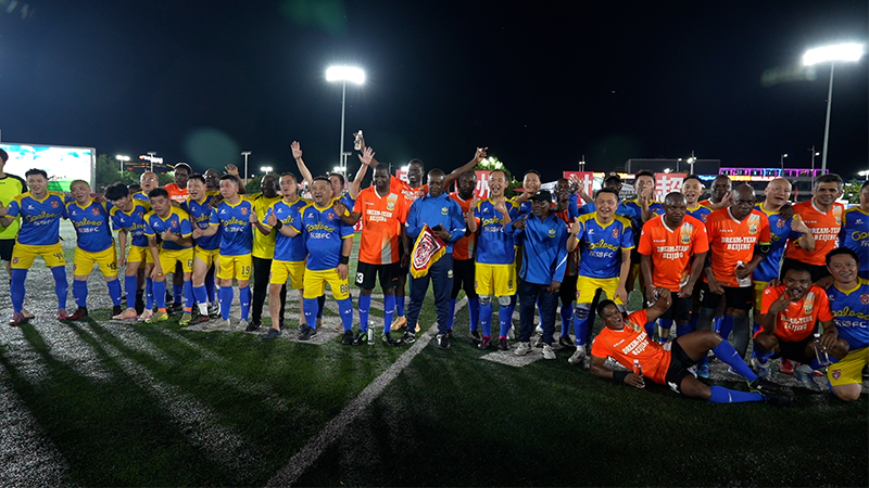 Bonding through sports: African envoys embrace the joy of football on the Village Super League pitch