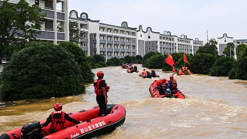 Guangxi makes all-out rescue, relief efforts after rain-triggered disasters