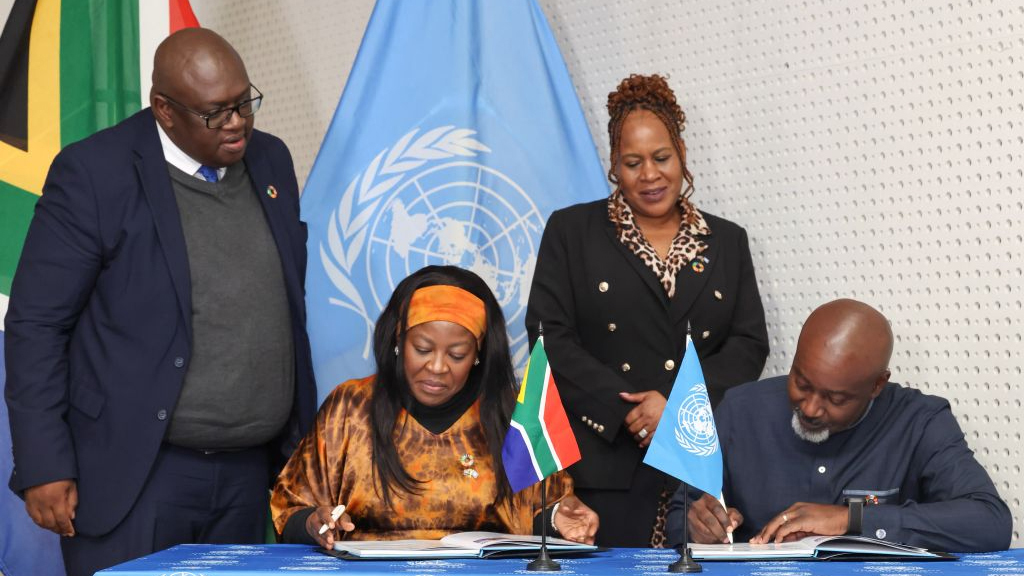 S. Africa, UN sign cooperation framework to support sustainable development