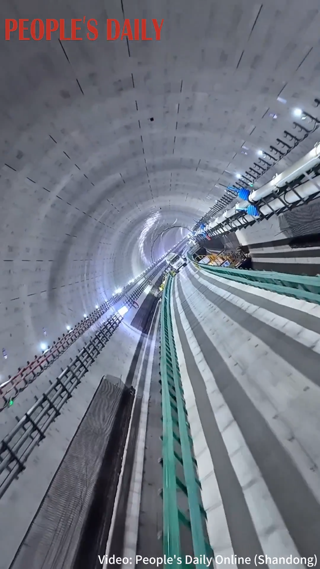World's longest undersea highway tunnel completes main sheild tunneling in E China