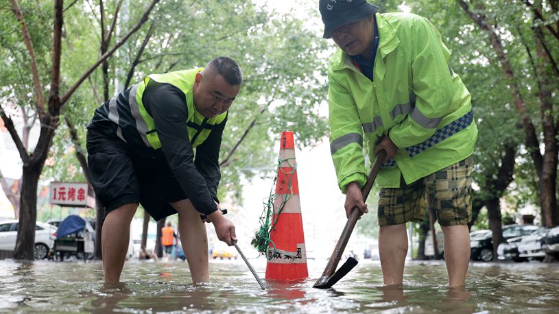 Rescue efforts underway in flood-hit areas across China