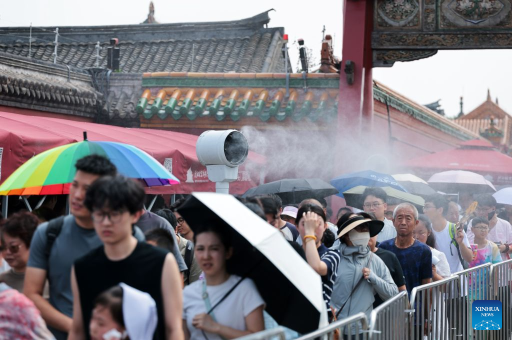 Heatwave hits Shenyang, NE China's Liaoning