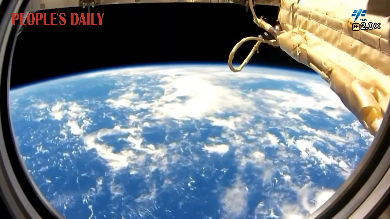 Shenzhou-23 crew captures stunning views of Earth from Tiangong