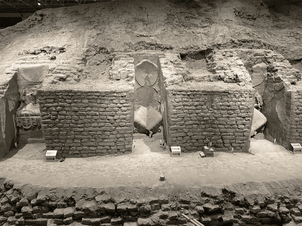 Ruins of the Grand Western Temple at the Beiting Ancient City in Jimsar county, Changji, northwest China's Xinjiang Uygur Autonomous Region. (People's Daily Online/Michael Kurtagh)