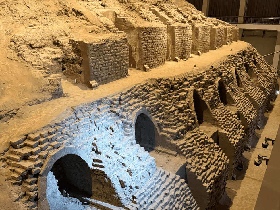 Ruins of the Grand Western Temple at the Beiting Ancient City in Jimsar county, Changji, northwest China's Xinjiang Uygur Autonomous Region. (People's Daily Online/Michael Kurtagh)