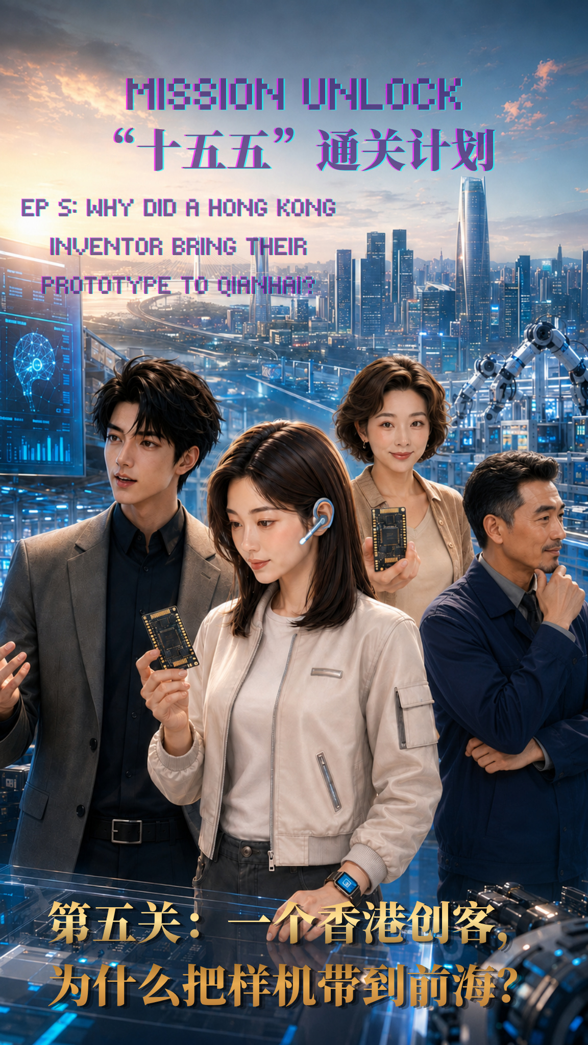 Mission Unlock | Ep 5: Why did a Hong Kong inventor bring their prototype to Qianhai?