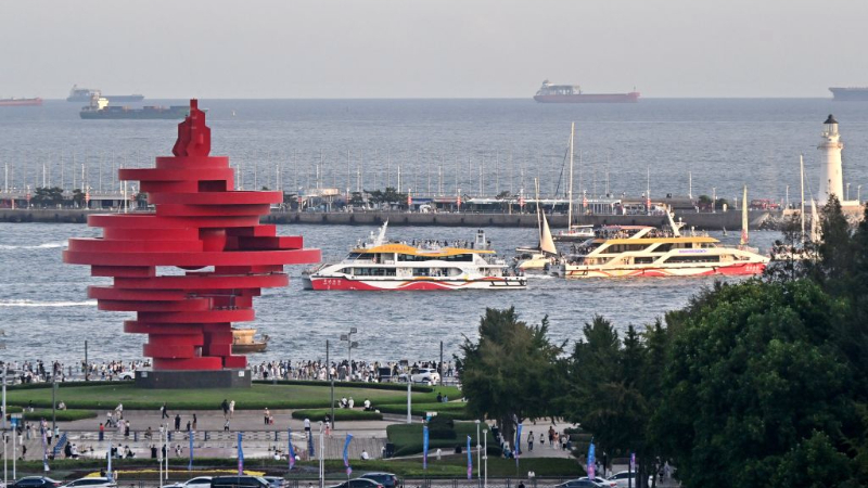 China's Qingdao launches new sea sightseeing routes to boost tourism