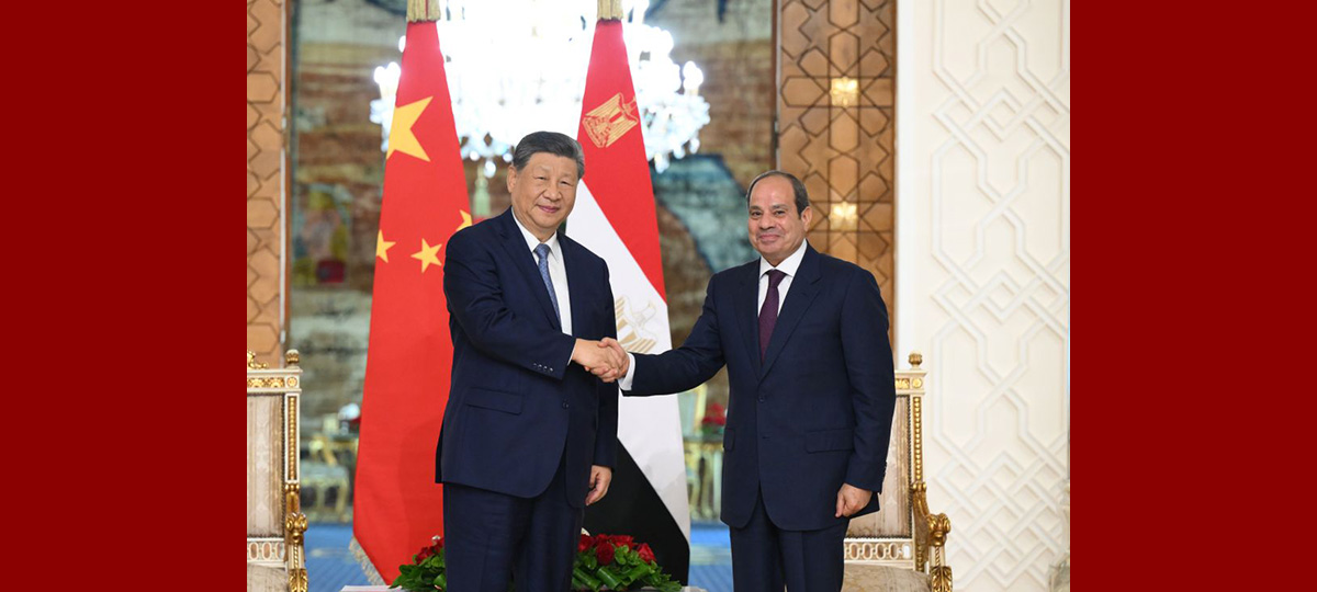 Xi calls for deepening China-Egypt cooperation, raises Mideast proposal