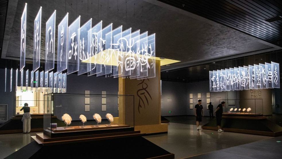 A glimpse of Yinxu Museum in Anyang, China's Henan