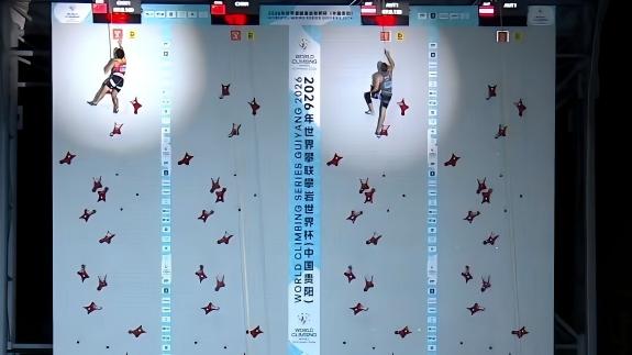 Chinese climbers set world record, claim gold in speed relay