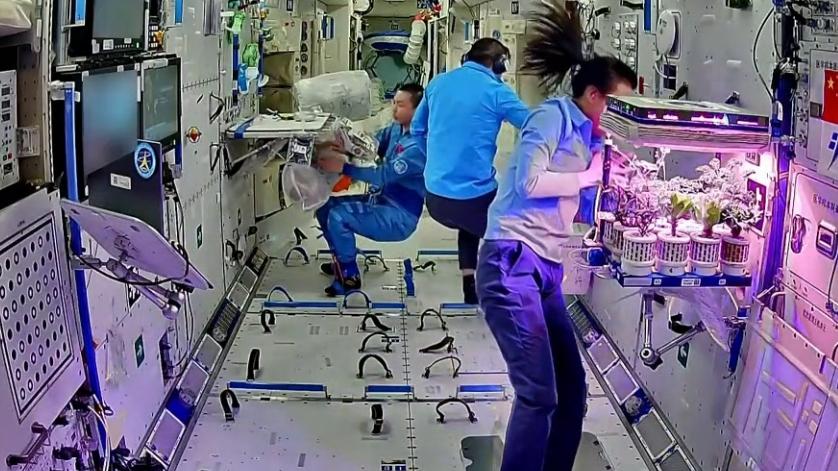 Shenzhou-23 crew continues work aboard Tiangong space station