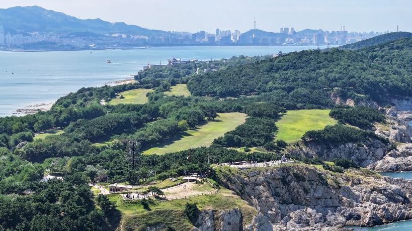 A glimpse of Liugong Island in Weihai, China's Shandong