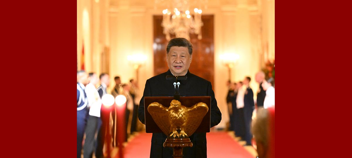 Xi attends state dinner held by Trump