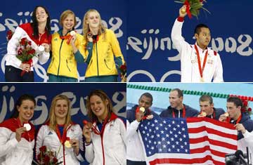 Four swimming gold medals unveiled in Day 3