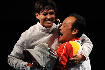 Chinese Zhong Man wins men\'s sabre gold
