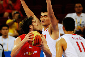 China loses to Spain 85-75 in overtime