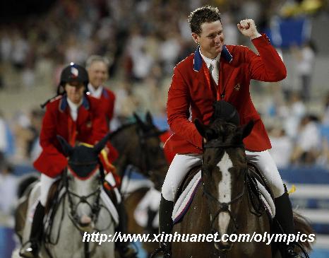 Roundup: U.S. wins Olympic Equestrian Jumping Team gold
