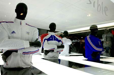 French Olympic team suit sells well in Paris