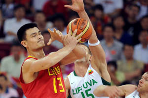 Lithuania see off China 94-68 in Olympic basketball