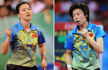 China\'s Zhang, Wang to fight for women\'s singles gold in Olympic table tennis
