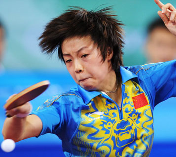 China\'s Zhang Yining wins women\'s singles table tennis Olympic gold