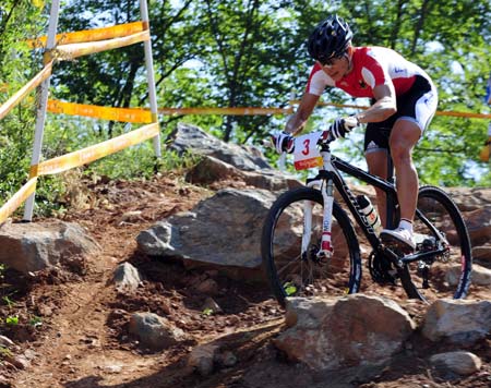 German Spitz wins women\'s cross country mountain bike gold