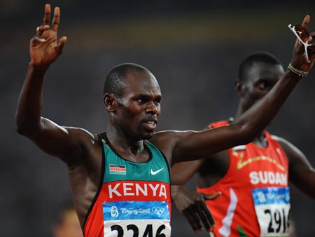 Kenya\'s Wilfred Bungei wins Olympic men\'s 800m gold