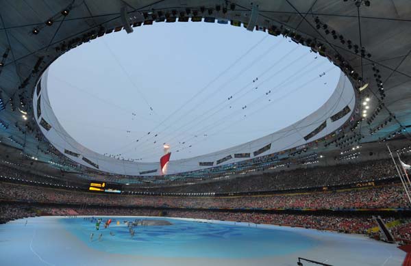 Countdown to closing ceremony of Olympic Games