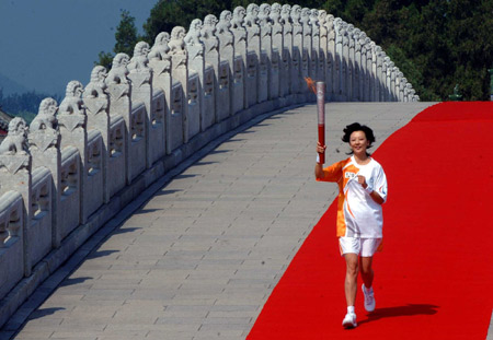 Paralympic torch relay ends in Beijing