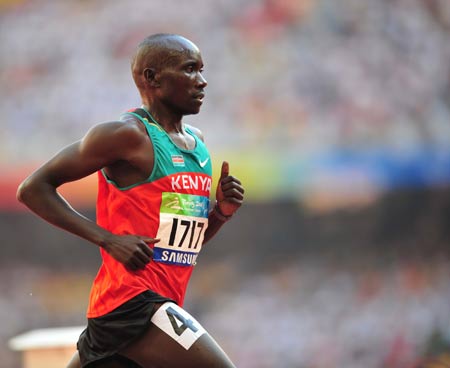 Kenya\'s Kirwa wins gold in 5000M T13 final
