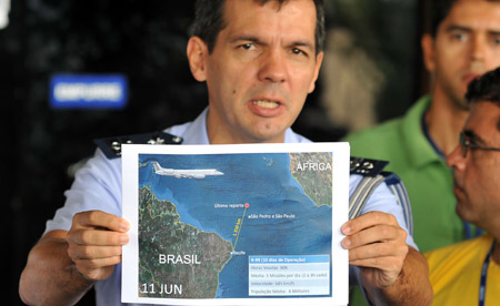 Brazil recovers 3 more bodies from Air France flight 447